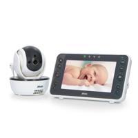 Alecto DVM200XL - Babyfoon met camera en 5" kleurenscherm, wit/antraciet - thumbnail