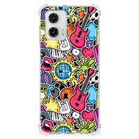 Motorola Moto G73 Anti Shock Bumper Case Punk Rock - thumbnail