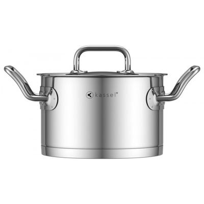 Kassel Pro Chef 93033 - Kookpan met deksel - 16 x 10 cm - 2 liter