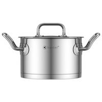 Kassel Pro Chef 93033 - Kookpan met deksel - 16 x 10 cm - 2 liter