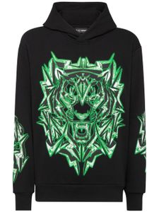 Plein Sport hoodie Thunder Tiger - Noir