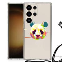 Samsung Galaxy S24 Ultra Stevig Bumper Hoesje Panda Color