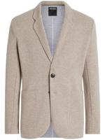 Zegna Kasjmier blazer met enkele rij knopen - Beige