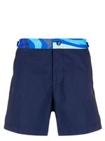 PUCCI short de bain à imprimé Marmo - Bleu