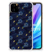 Doorzichtige Silicone Hoesje voor Apple iPhone 11 Pro Max Voetbal - thumbnail