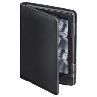 Hama EBook-Case Arezzo voor Kindle (beschermhoes voor Kindle WiFi/Paperwhite en Kobo Touch/Glo om te klappen, beschermhoes opklapbaar) zwart, voor schermgrootte: 15,24 cm (6 inch)