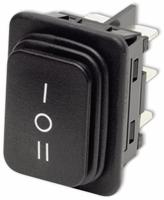 Marquardt 1939.3119 Wipschakelaar 1939.3119 250 V/AC 12 A 2x aan/uit/aan IP65 Continu/0/continu 1 stuk(s)