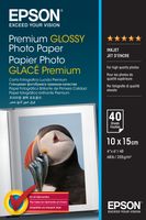 Epson Premium Glossy Photo Paper C13S042153 Fotopapier 10 x 15 cm 255 g/m² 40 vellen Hoogglans