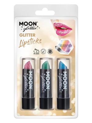 Moon Glitter Holographic Glitter Lipstick