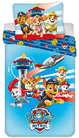 Paw Patrol dekbedovertrek blauw polykatoen 140 x 200 cm - 65 x 65 cm