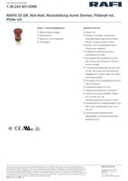 RAFI RAFIX 22 QR Not-Aus-Schalter 1 pc(s)