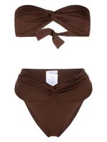 La Reveche bikini à détail torsadé - Marron - thumbnail