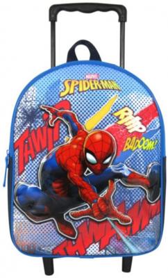 Marvel trolley rugzak Spider Man jongens 31 cm polyester blauw Marvel trolley rugzak Spider Man jongens 31 cm polyester blauw