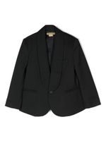 Stella McCartney Kids blazer en laine vierge mélangée - Noir