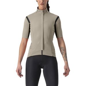 Castelli Gabba RoS 2 fietsjack korte mouw lichtgrijs dames S