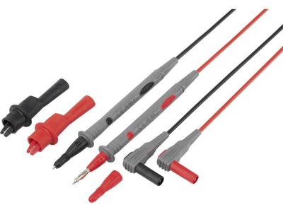 VOLTCRAFT TL 88-4 Veiligheidsmeetsnoerenset Banaanstekker 4 mm Testpunt 1.80 m Zwart, Rood 1 set(s) VOLTCRAFT TL 88-4 Veiligheidsmeetsnoerenset Banaanstekker 4 mm Testpunt 1.80 m Zwart, Rood 1 set(s)