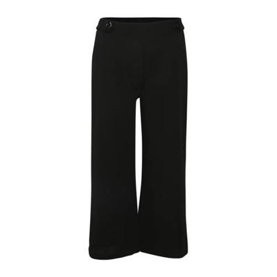 Paprika cropped straight fit broek zwart