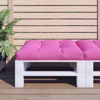 Palletkussen 80x80x12 cm stof roze - thumbnail