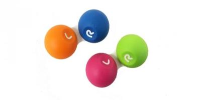 HIP Lenshouder Softgrip 4 kleuren - oranje/blauw roze/groen