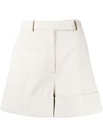 Thom Browne short en coton à taille haute - Blanc - thumbnail