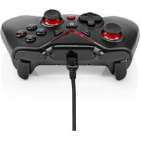 Gamepad | USB Type-A | USB Gevoed | PC | Aantal knoppen: 12 | Kabellengte: 1.60 m | Zwart - thumbnail