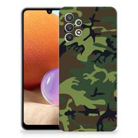 Samsung Galaxy A32 4G | A32 5G Enterprise Editie TPU bumper Army Dark - thumbnail