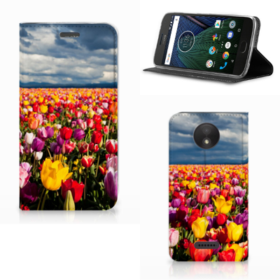 Motorola Moto C Plus Smart Cover Tulpen