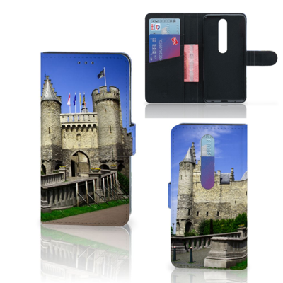 Nokia 6.1 (2018) Flip Cover Kasteel