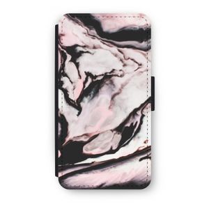 Roze stroom: iPhone XS Flip Hoesje