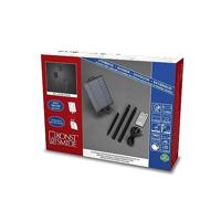 Konstsmide Solar batterijbox, met lichtsensor, timer, dimmer en multifunctioneel, buiten, 2 x lithium batterij / 1 x CR2025 (inclusief) - 3776-000, zwart