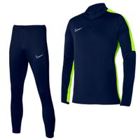 Nike Dri-FIT Academy 23 Trainingspak Kids Donkerblauw Geel Wit - thumbnail