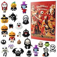 halloween adventskalender 2024 halloween horror film cijfers adventskalender halloween countdown kalender met 24 stks verrassing poppen nachtmerrie enge halloween pop verzamelfiguren cadeau Lightinthebox - thumbnail