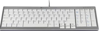 BakkerElkhuizen UltraBoard 960 toetsenbord USB QWERTY Amerikaans Engels Grijs, Wit