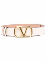 Valentino Garavani ceinture VLogo Signature à design réversible - Blanc