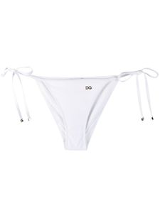 Dolce & Gabbana bas de bikini Tanga - Blanc