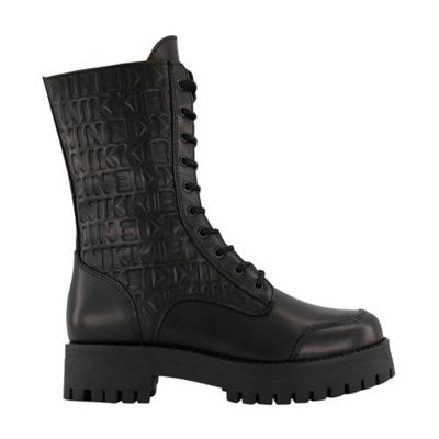 NIKKIE Maura Boots leren veterboots zwart NIKKIE Maura Boots leren veterboots zwart