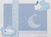 Interbaby lakenset wieg Maan 110 x 82 cm polyester