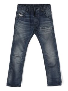 Diesel Kids Krooley straight-leg jeans - Bleu