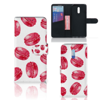 OPPO Reno Book Cover Pink Macarons