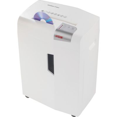 HSM shredstar X12pro Papierversnipperaar 12 vellen CD-versnippering, Cross cut 2 x 15 mm P-5 26 l Ook geschikt voor Paperclips, CDs, DVDs, Nietjes, Creditcards