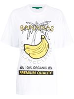 Stella McCartney banana-print cotton T-shirt - Blanc