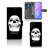 Telefoonhoesje met Naam Samsung Galaxy S20 Plus Skull Eyes - thumbnail