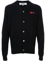 Comme Des Garçons Play cardigan à logo brodé - Bleu - thumbnail