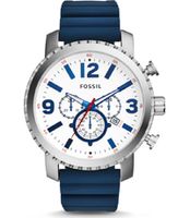 Horlogeband Fossil BQ2298 Silicoon Blauw 24mm - thumbnail