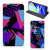 Motorola Moto G8 Power Stand Case Funky Triangle - thumbnail