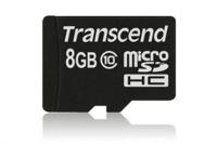 Transcend 8GB microSDHC Class 10 UHS-I (Ultimate) flashgeheugen MLC Klasse 10 - thumbnail