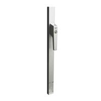 Intersteel Deurespagnolet afsluitbaar rechts 2200mm met uitwisselbare cilinder aluminium