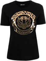 Just Cavalli t-shirt à imprimé Tiger Head - Noir