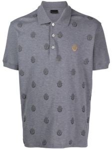 Billionaire polo à logo imprimé - Gris