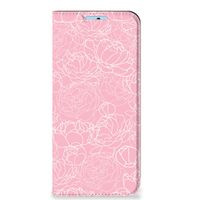 Xiaomi Redmi Note 11/11S Smart Cover White Flowers